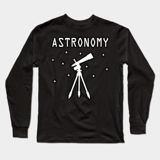 Astronomy Telescope Long Sleeve T-Shirt